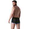 LEADER Short en mesh LOADED Noir-Bleu